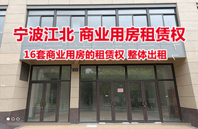 宁波市江北区李渡湾小区16间商业用房的租赁权（整体出租）